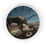 Custom Masters of Art Henri Rousseau The Sleeping Gypsy (La Bohémienne endormie) Premium Wall Clock - POPvault