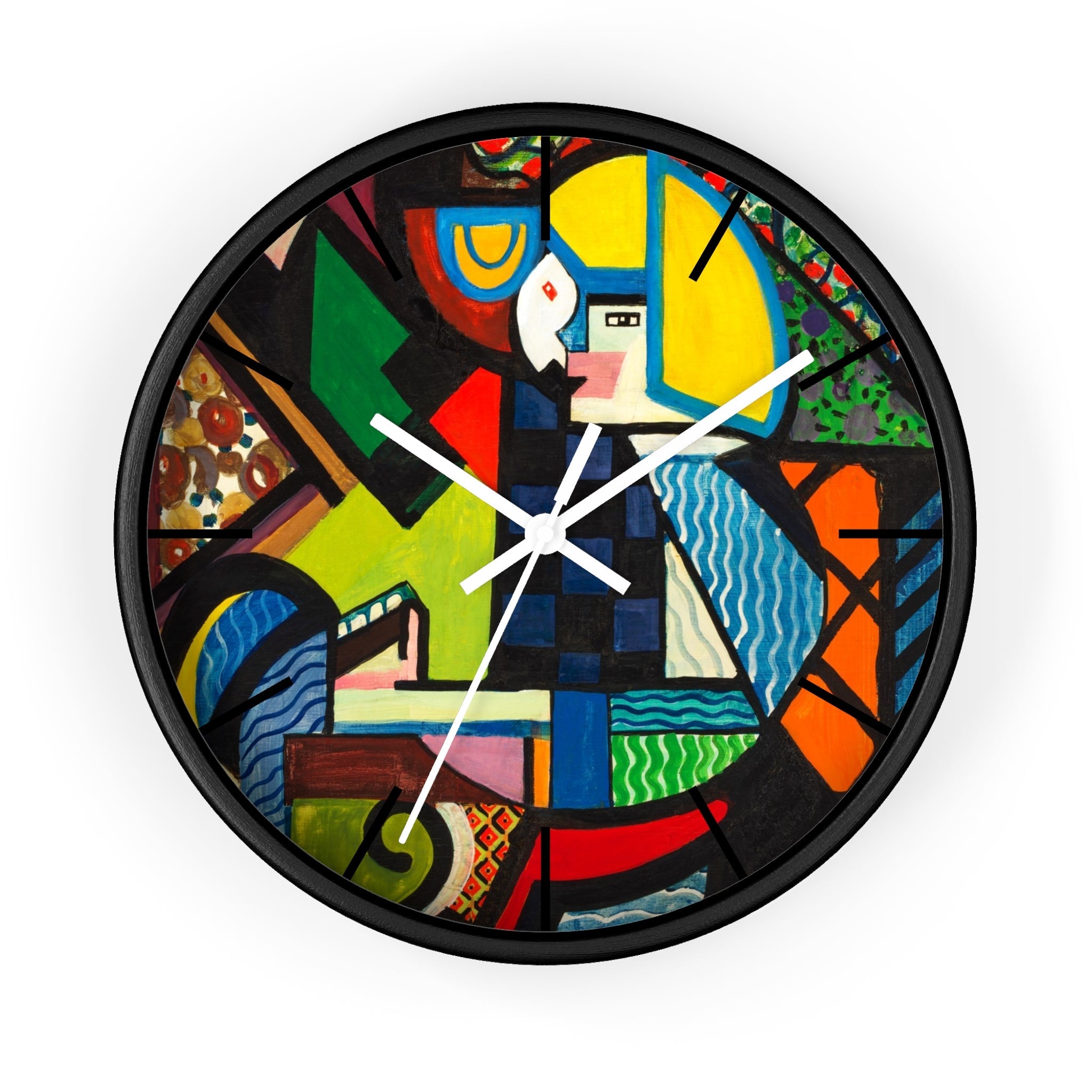 Custom Masters of Art Henry Lyman Sayen Daughter in a Rocker Premium Wall Clock - POPvault