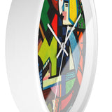 Custom Masters of Art Henry Lyman Sayen Daughter in a Rocker Premium Wall Clock - POPvault