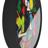 Custom Masters of Art Henry Lyman Sayen Daughter in a Rocker Premium Wall Clock - POPvault