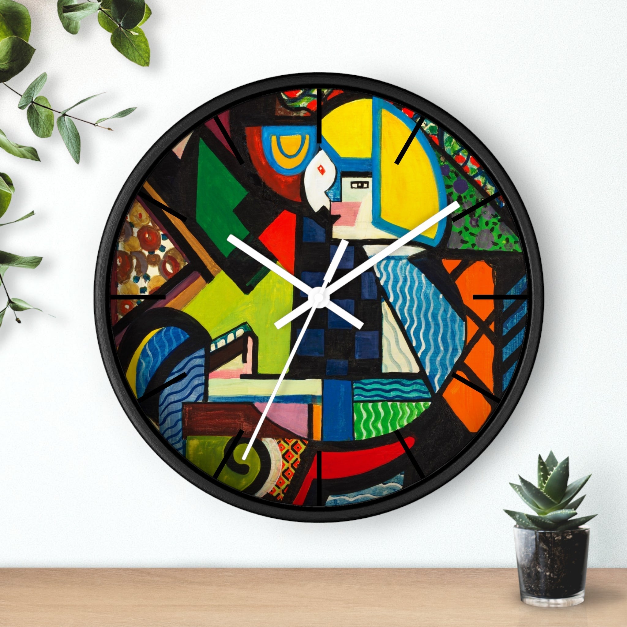 Custom Masters of Art Henry Lyman Sayen Daughter in a Rocker Premium Wall Clock - POPvault