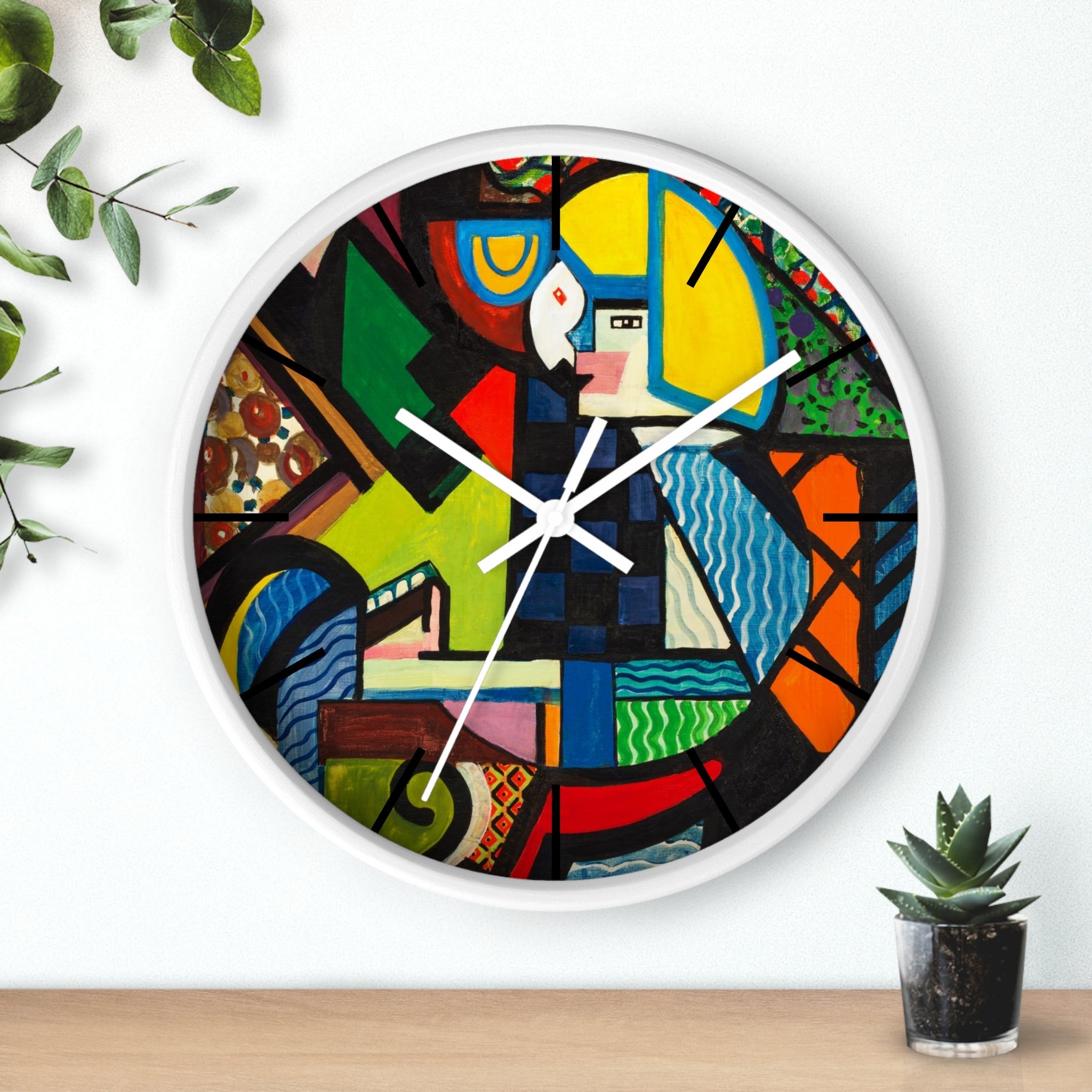 Custom Masters of Art Henry Lyman Sayen Daughter in a Rocker Premium Wall Clock - POPvault