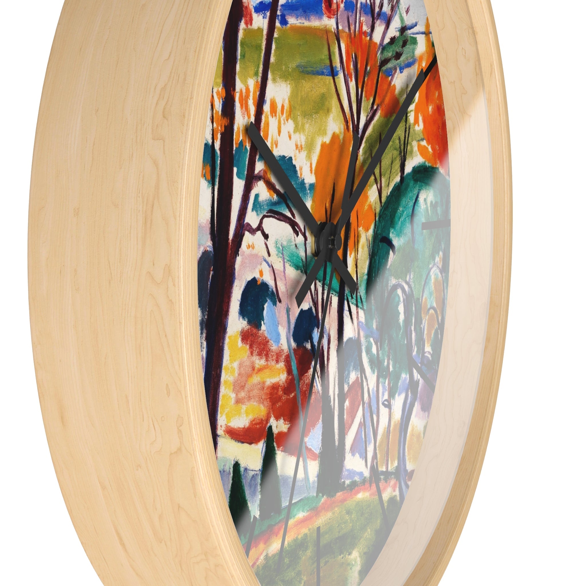 Custom Masters of Art Henry Lyman Sayen Landscape, Bridge, Huntingdon Valley Premium Wall Clock - POPvault