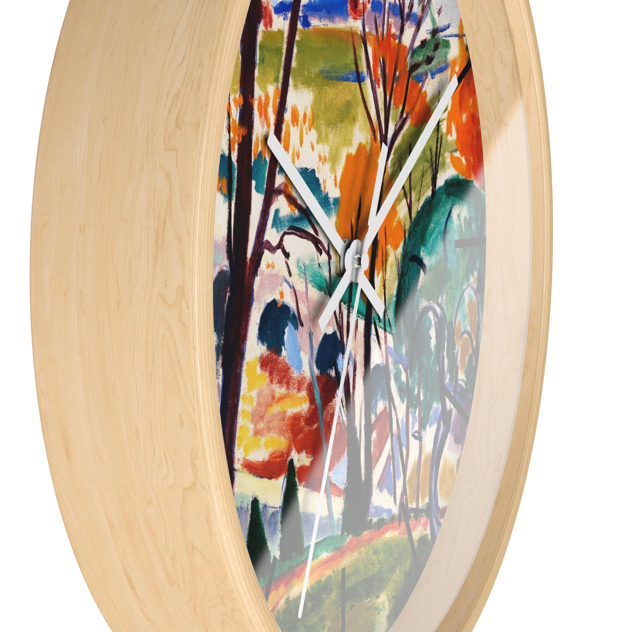 Custom Masters of Art Henry Lyman Sayen Landscape, Bridge, Huntingdon Valley Premium Wall Clock - POPvault