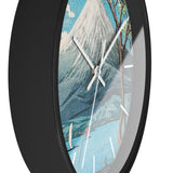 Custom Masters of Art Hiroaki Takahashi Mount Fuji from Lake Yamanaka Premium Wall Clock - POPvault