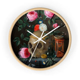 Custom Masters of Art Jan van Kessel Vanitas Still Life Premium Wall Clock - POPvault