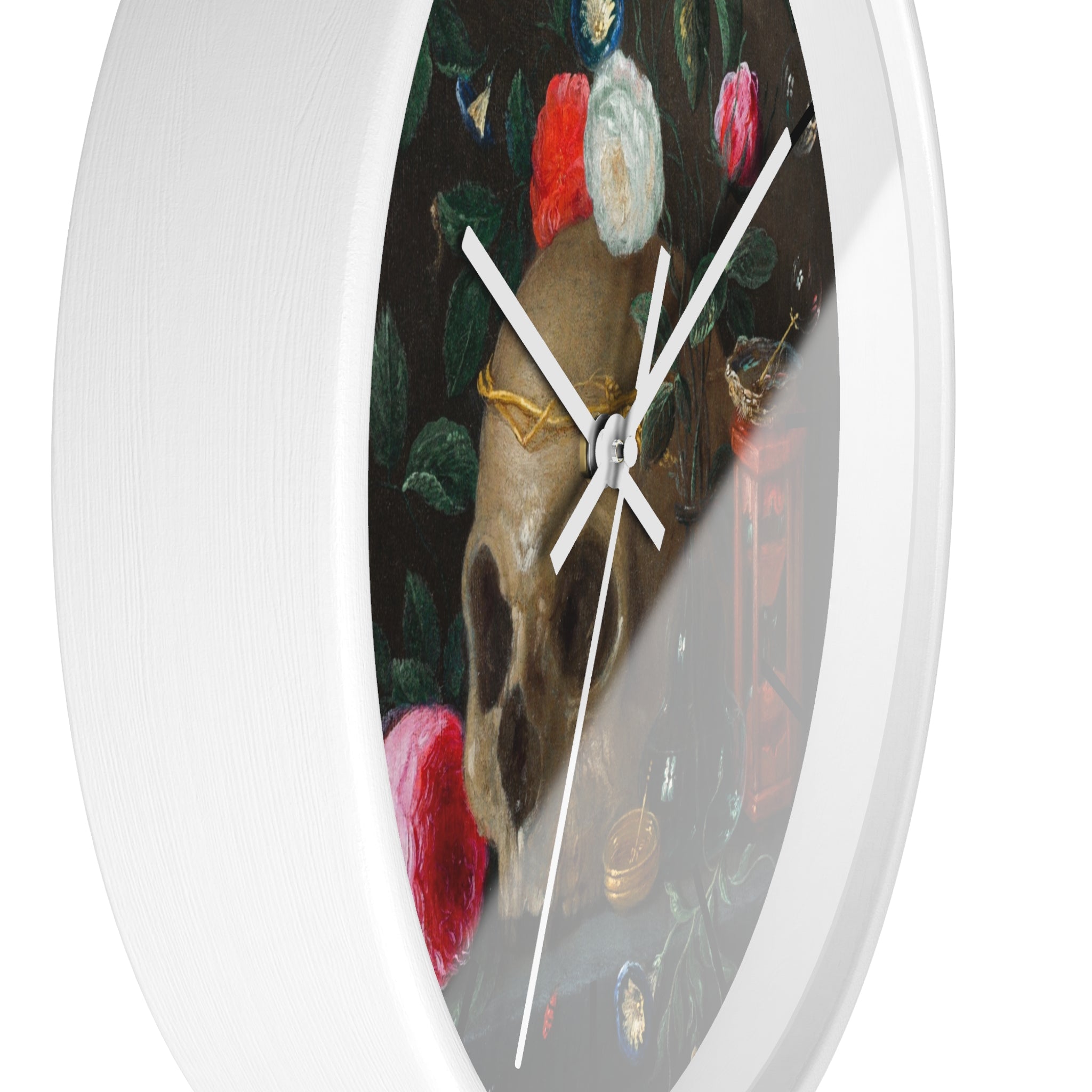 Custom Masters of Art Jan van Kessel Vanitas Still Life Premium Wall Clock - POPvault