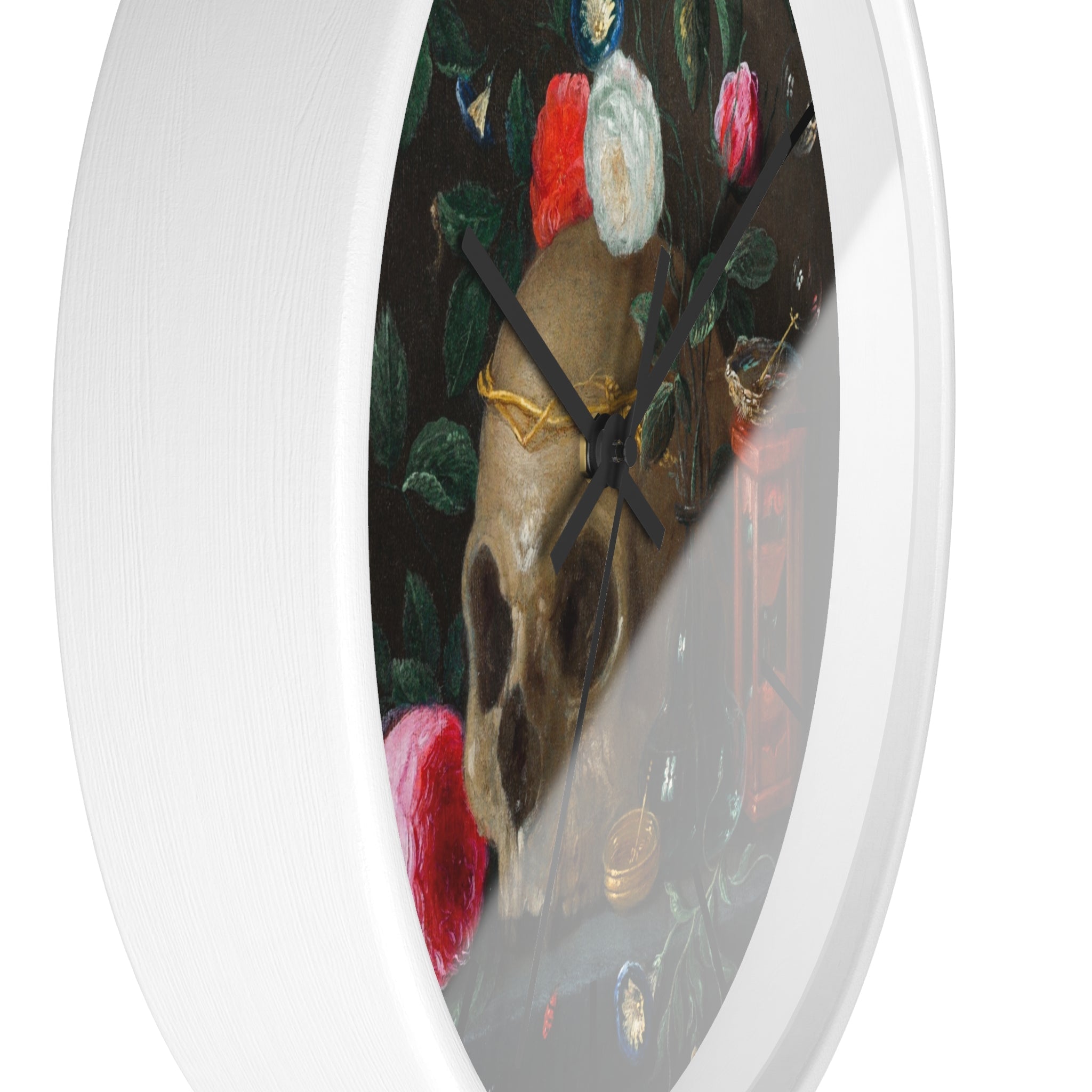 Custom Masters of Art Jan van Kessel Vanitas Still Life Premium Wall Clock - POPvault