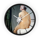 Custom Masters of Art Jean Auguste Dominique Ingres The Valpinçon Bather Premium Wall Clock - POPvault