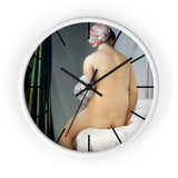 Custom Masters of Art Jean Auguste Dominique Ingres The Valpinçon Bather Premium Wall Clock - POPvault