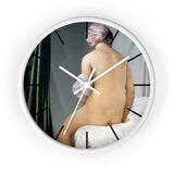 Custom Masters of Art Jean Auguste Dominique Ingres The Valpinçon Bather Premium Wall Clock - POPvault