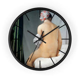 Custom Masters of Art Jean Auguste Dominique Ingres The Valpinçon Bather Premium Wall Clock - POPvault