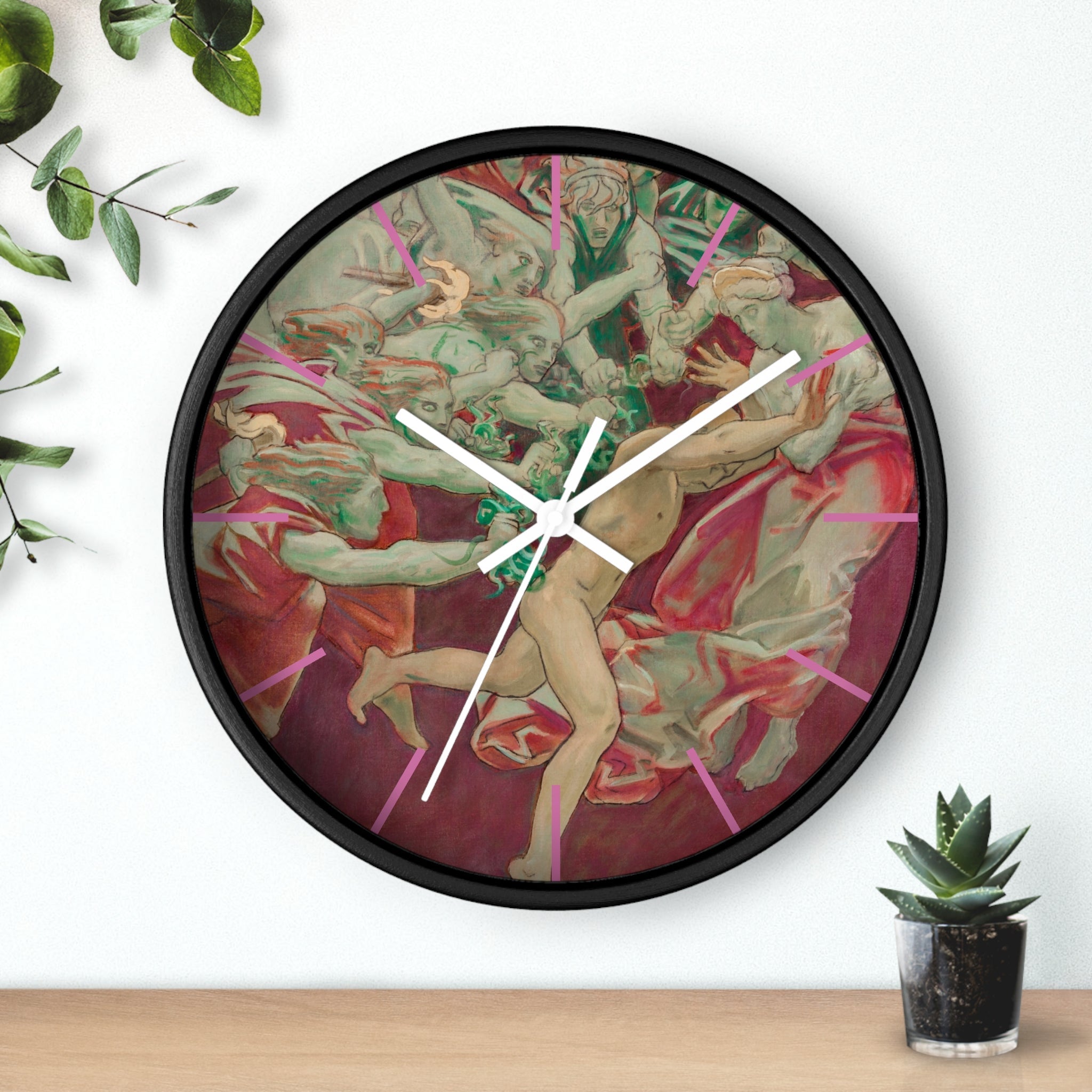 Custom Masters of Art John Singer Sargent Orestes and the Furies Premium Wall Clock - POPvault