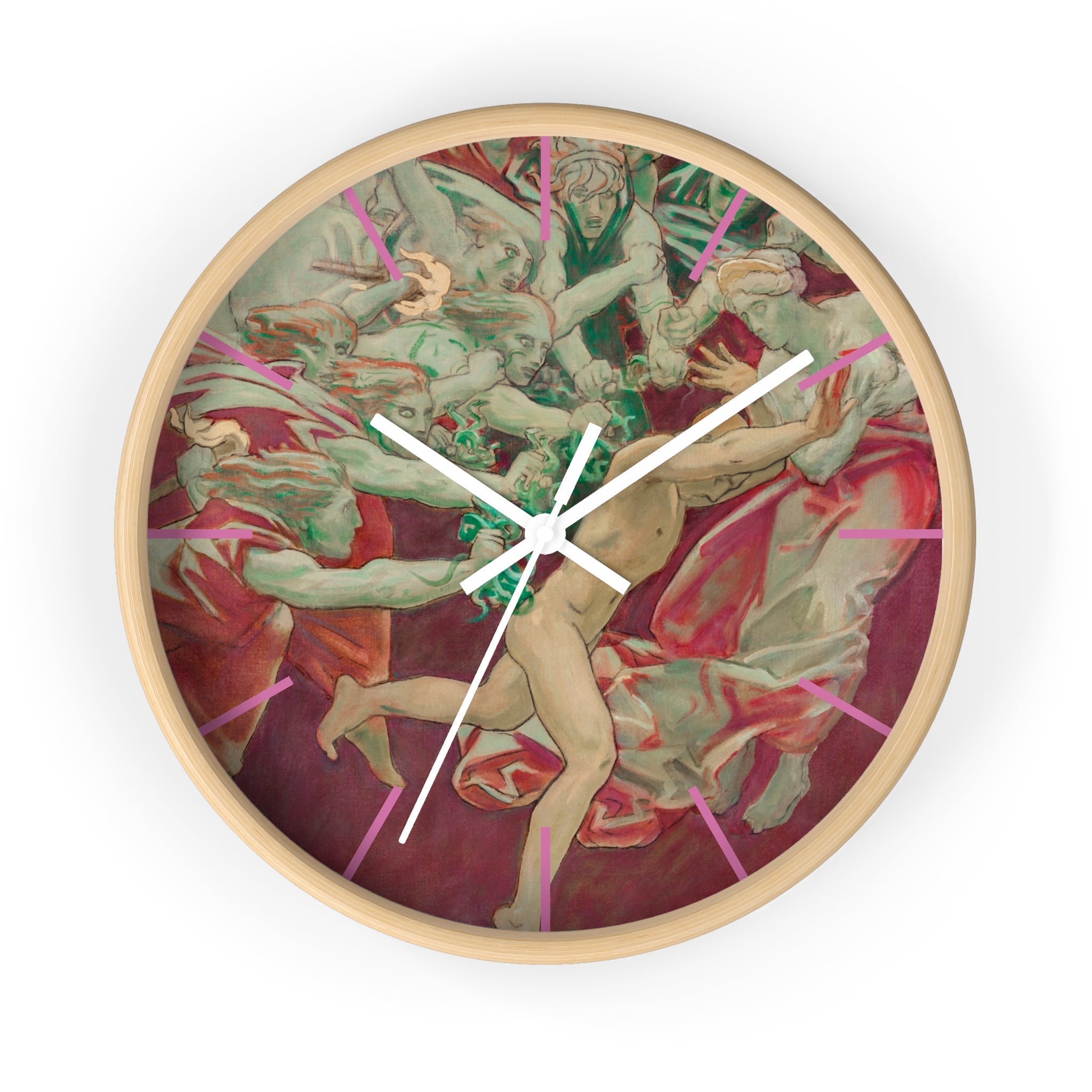 Custom Masters of Art John Singer Sargent Orestes and the Furies Premium Wall Clock - POPvault