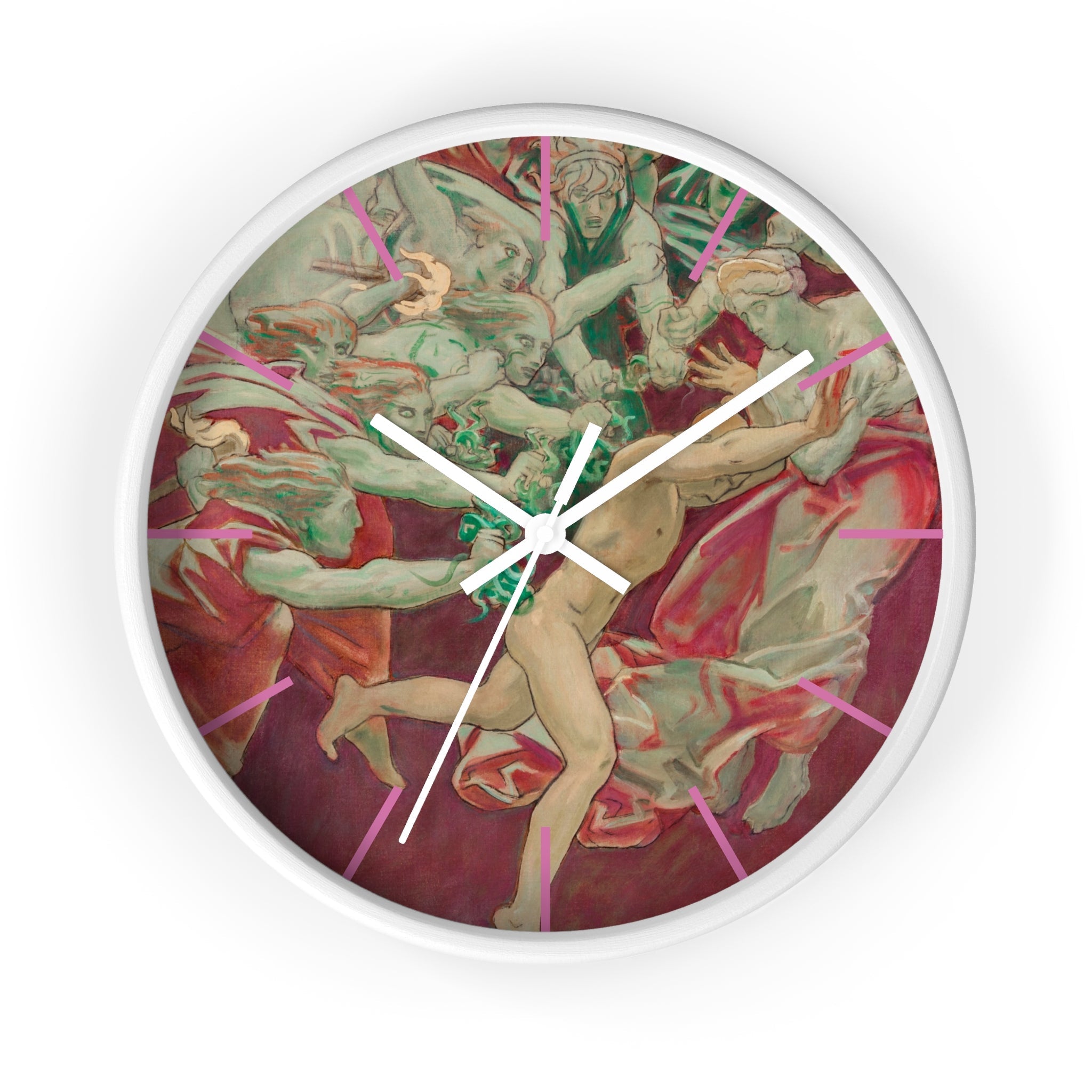 Custom Masters of Art John Singer Sargent Orestes and the Furies Premium Wall Clock - POPvault