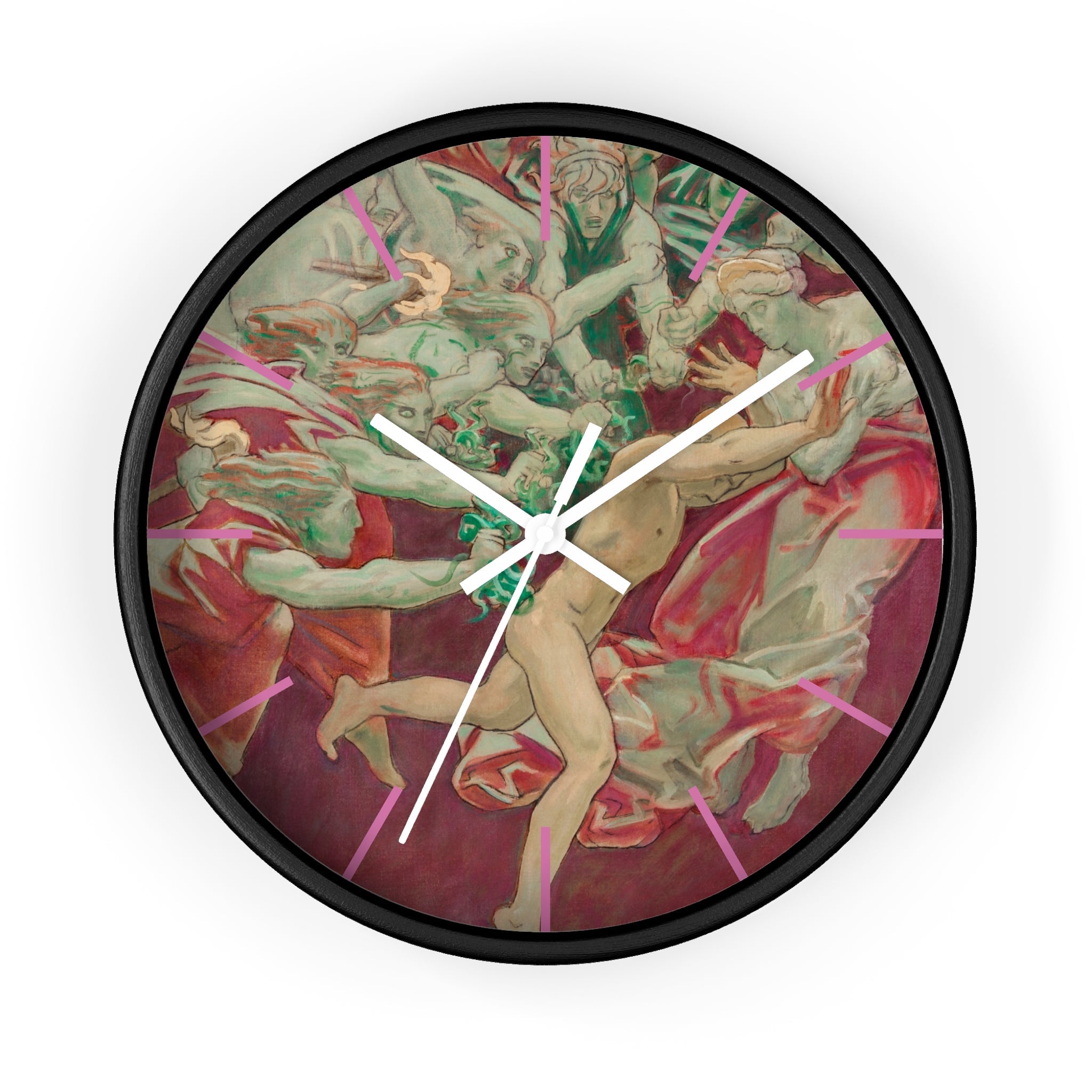 Custom Masters of Art John Singer Sargent Orestes and the Furies Premium Wall Clock - POPvault