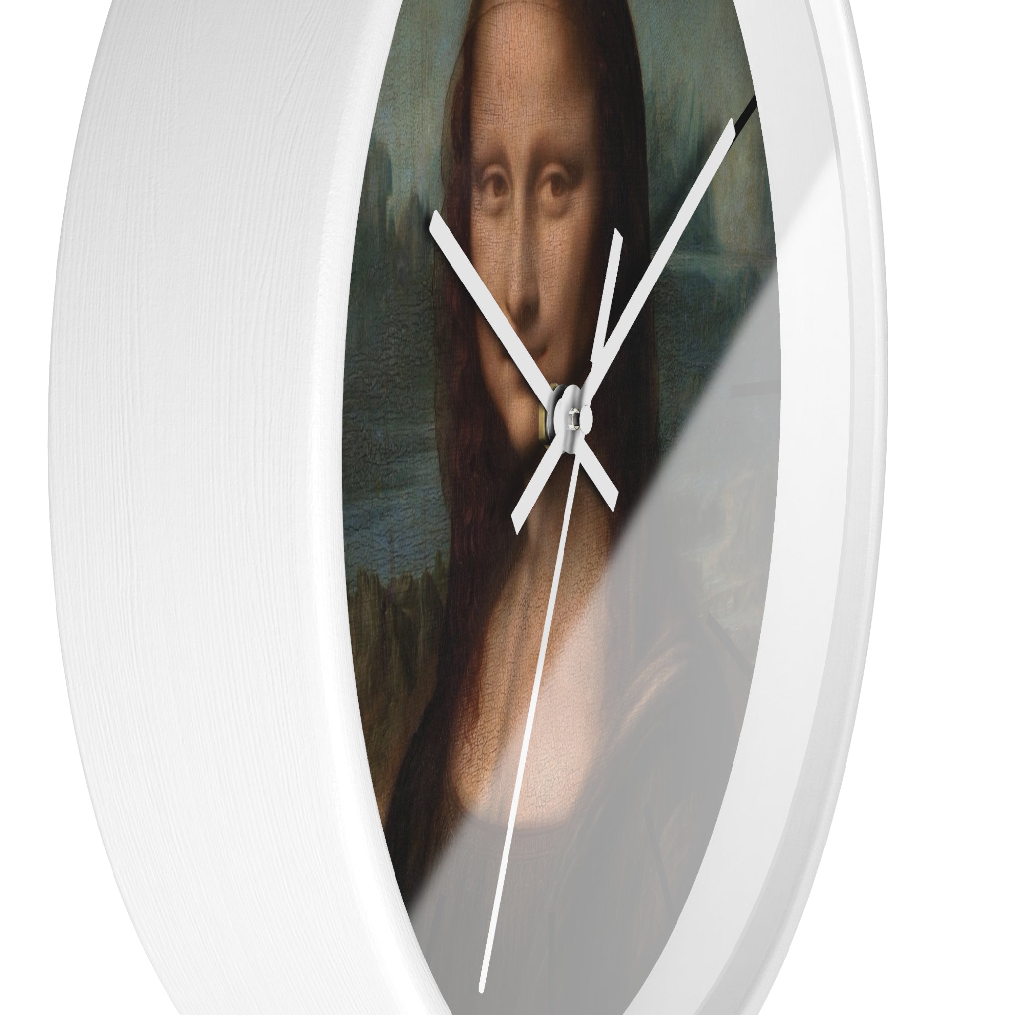 Custom Masters of Art Leonardo da Vinci Mona Lisa del Giocondo Premium Wall Clock - POPvault