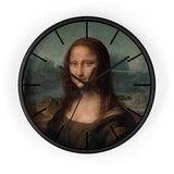 Custom Masters of Art Leonardo da Vinci Mona Lisa del Giocondo Premium Wall Clock - POPvault