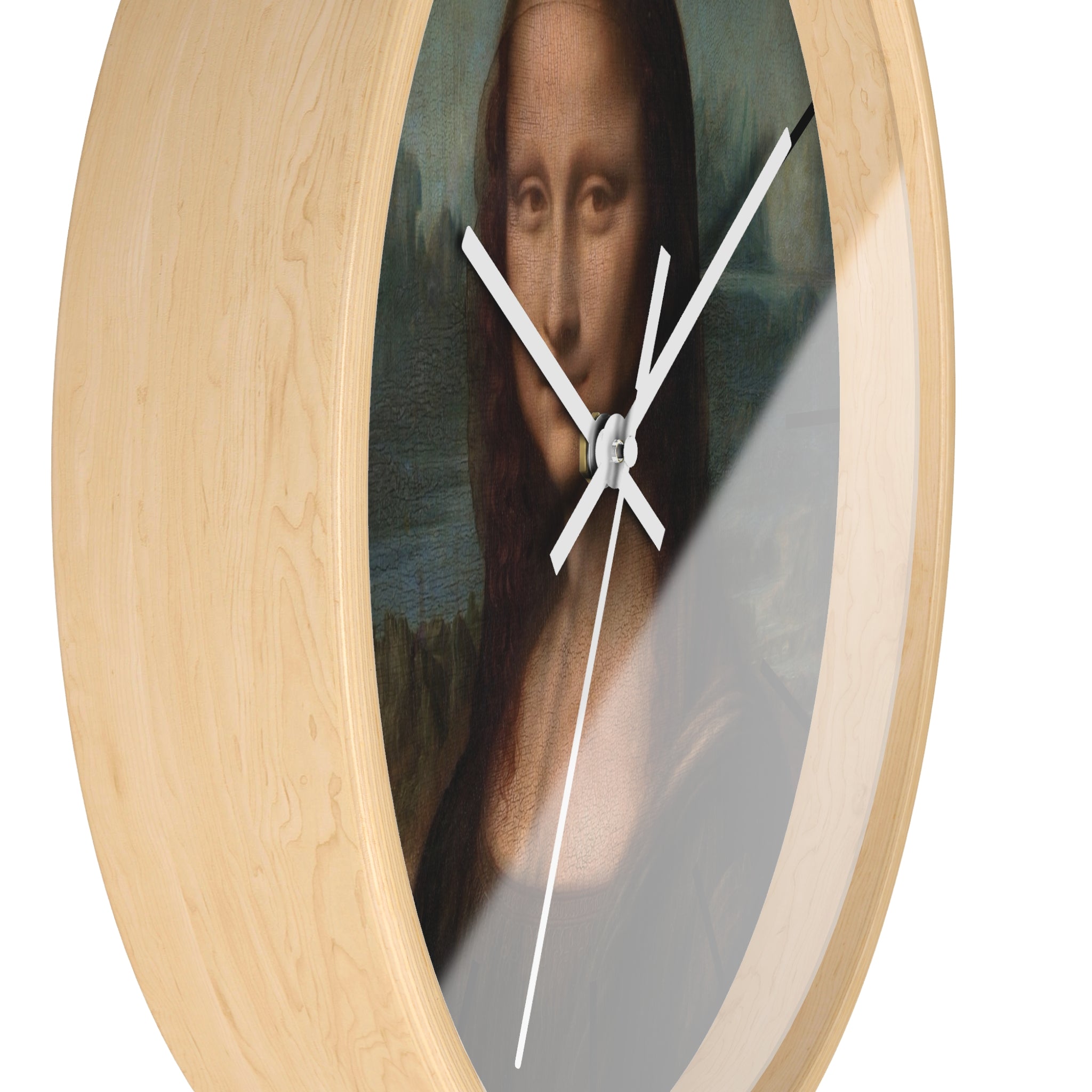 Custom Masters of Art Leonardo da Vinci Mona Lisa del Giocondo Premium Wall Clock - POPvault