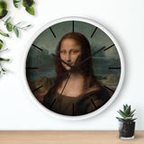 Custom Masters of Art Leonardo da Vinci Mona Lisa del Giocondo Premium Wall Clock - POPvault