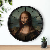 Custom Masters of Art Leonardo da Vinci Mona Lisa del Giocondo Premium Wall Clock - POPvault