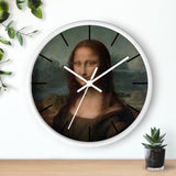 Custom Masters of Art Leonardo da Vinci Mona Lisa del Giocondo Premium Wall Clock - POPvault