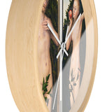 Custom Masters of Art Lucas Cranach Adam and Eve Premium Wall Clock - POPvault