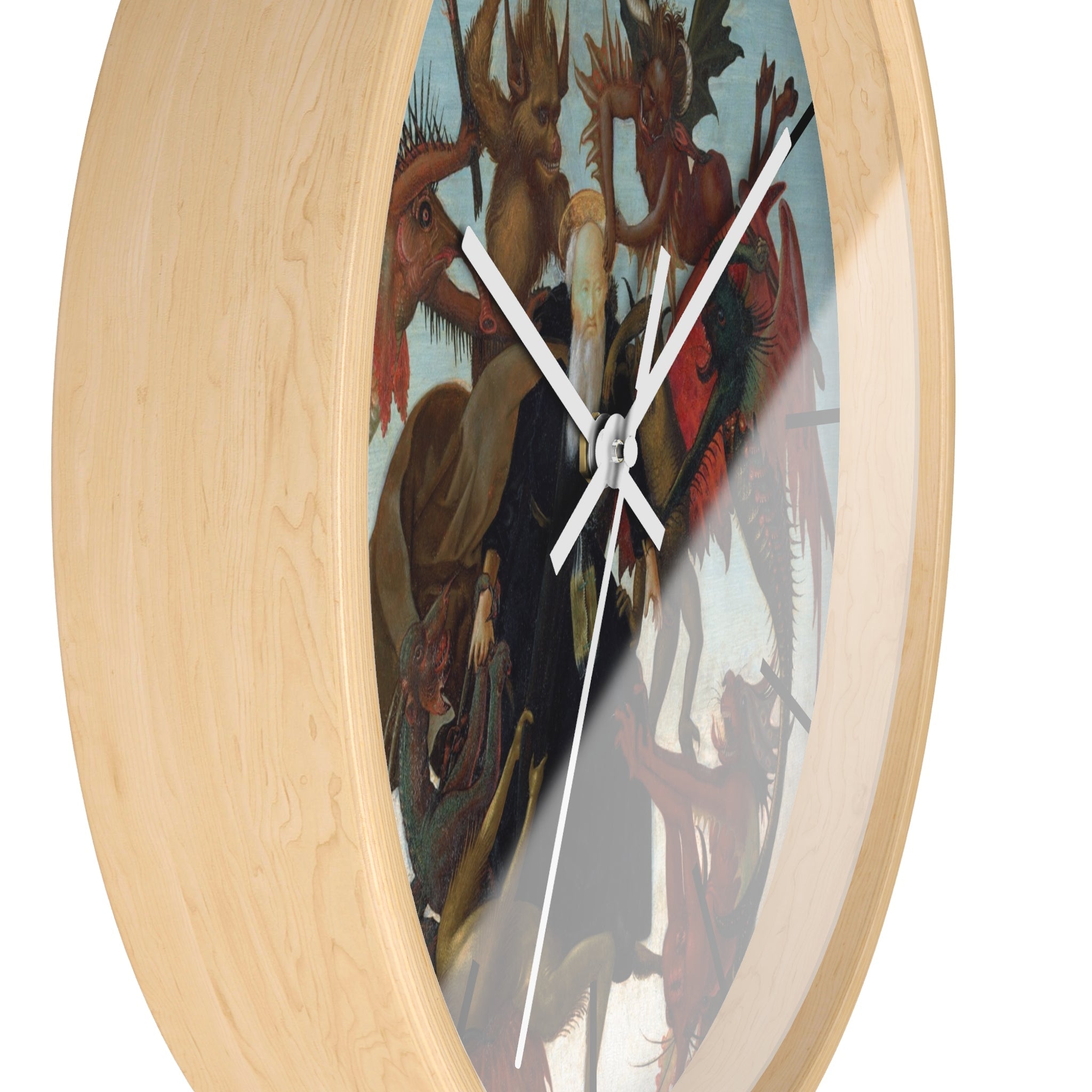 Custom Masters of Art Michelangelo Buonarroti The Torment of Saint Anthony Premium Wall Clock - POPvault