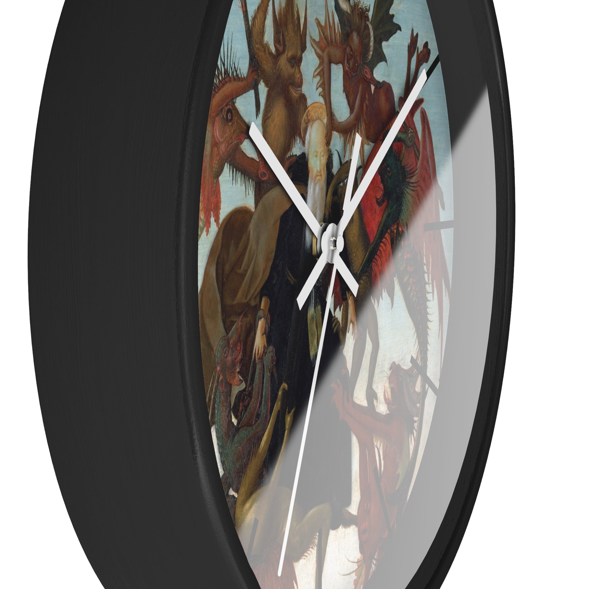 Custom Masters of Art Michelangelo Buonarroti The Torment of Saint Anthony Premium Wall Clock - POPvault