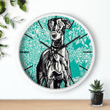 Custom Masters of Art Moriz Jung Greyhound Premium Wall Clock - POPvault