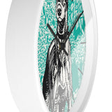 Custom Masters of Art Moriz Jung Greyhound Premium Wall Clock - POPvault