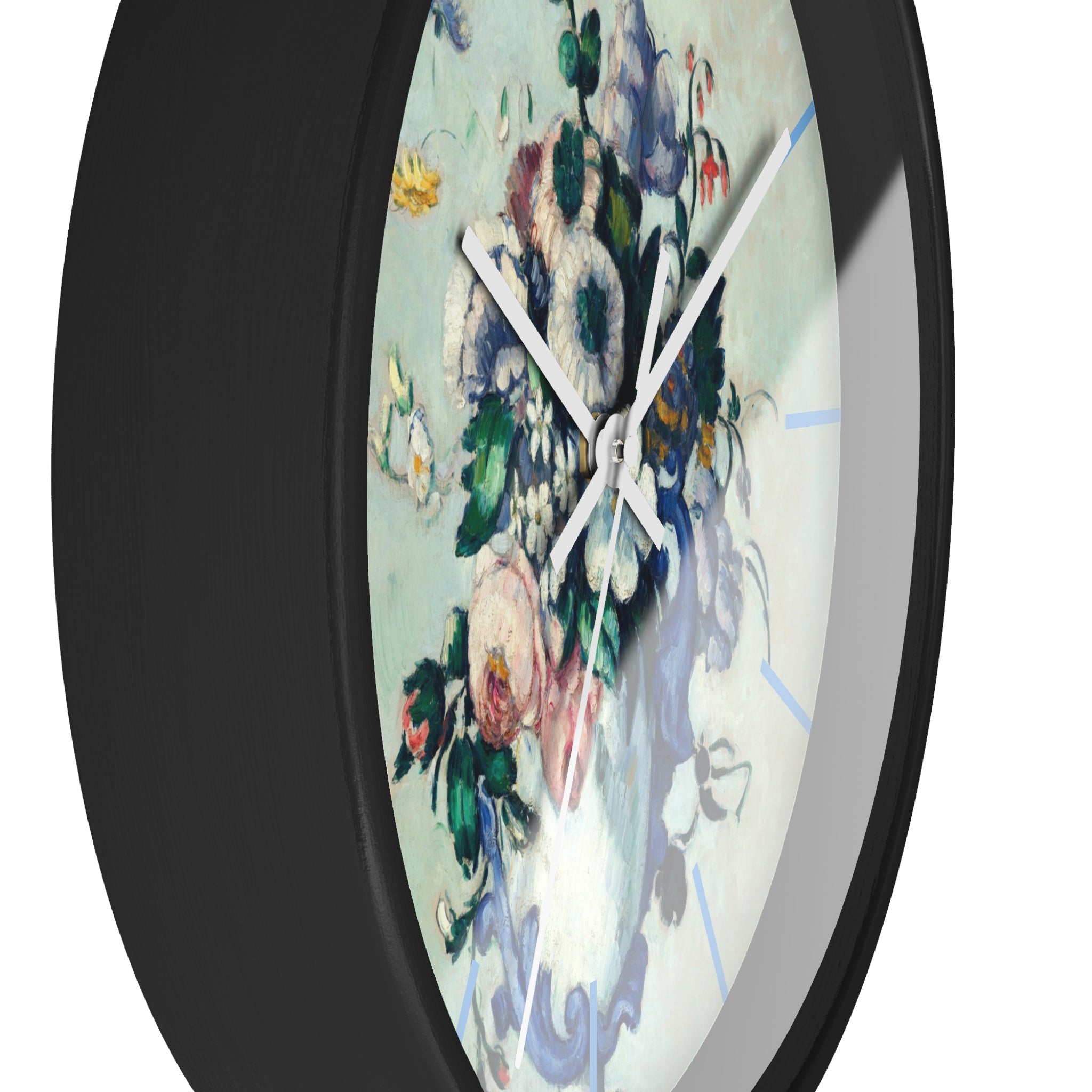 Custom Masters of Art Paul Cézanne Rococo Vase Premium Wall Clock - POPvault