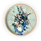 Custom Masters of Art Paul Cézanne Rococo Vase Premium Wall Clock - POPvault