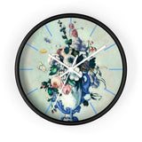 Custom Masters of Art Paul Cézanne Rococo Vase Premium Wall Clock - POPvault