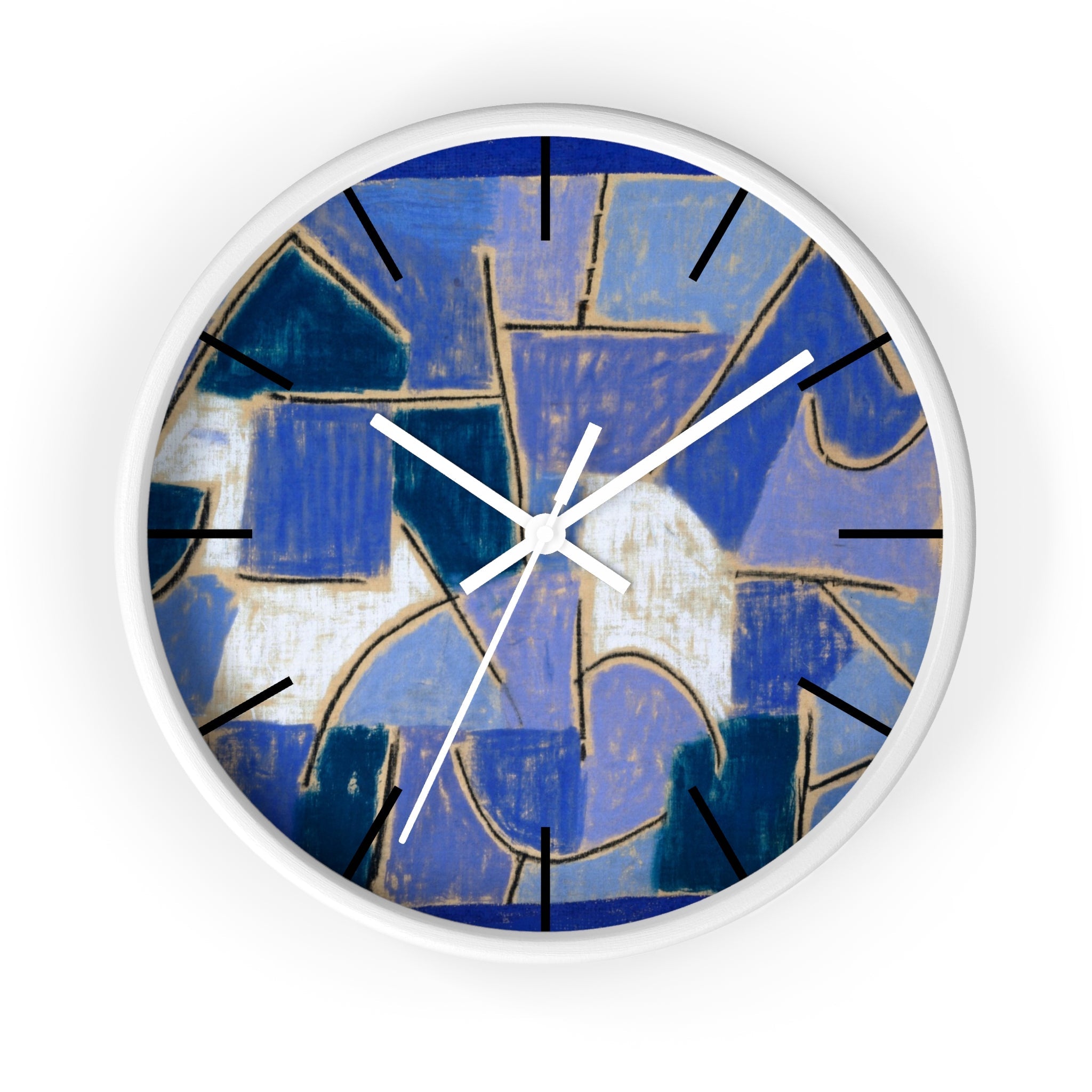 Custom Masters of Art Paul Klee Blue Night Premium Wall Clock - POPvault