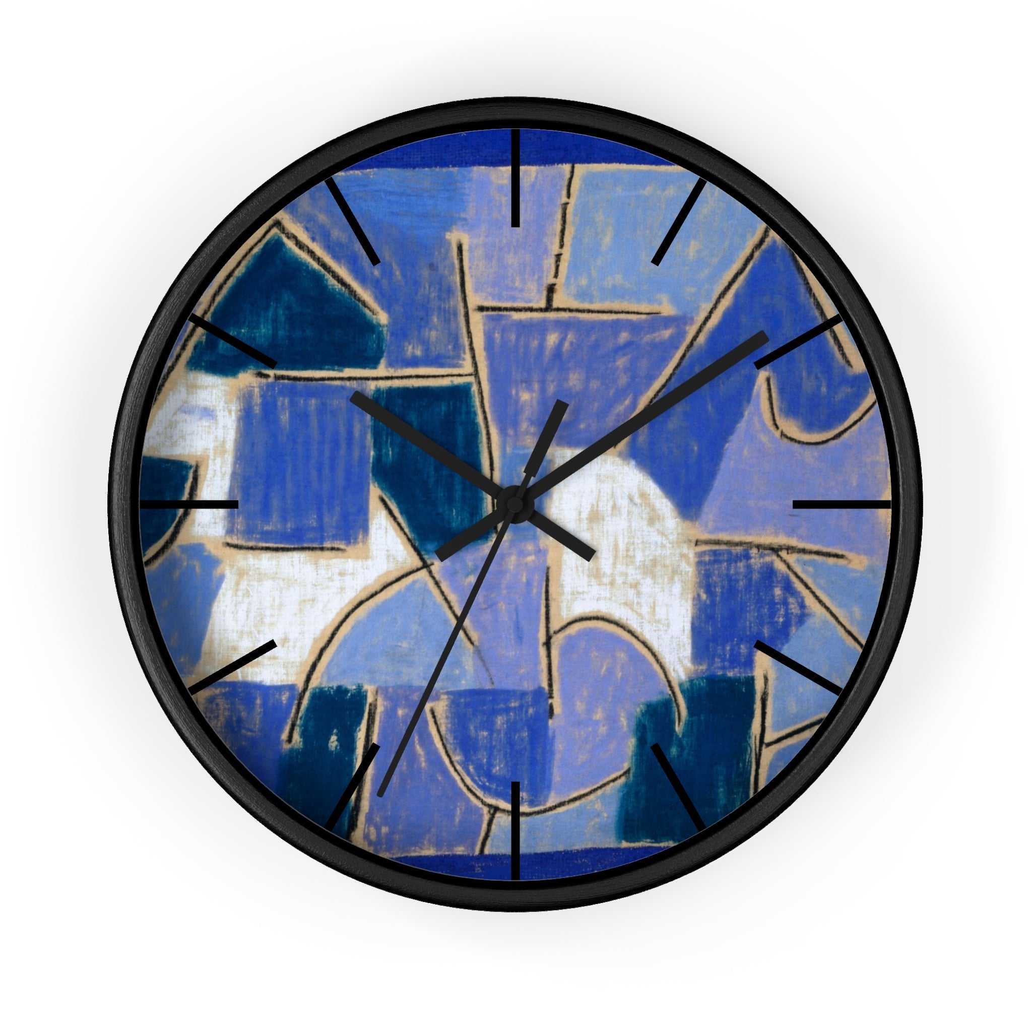 Custom Masters of Art Paul Klee Blue Night Premium Wall Clock - POPvault