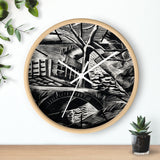 Custom Masters of Art Paul Nash Dyke by the Road Premium Wall Clock - POPvault