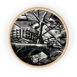 Custom Masters of Art Paul Nash Dyke by the Road Premium Wall Clock - POPvault