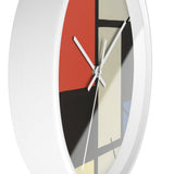 Custom Masters of Art Piet Mondrian Composition Premium Wall Clock - POPvault