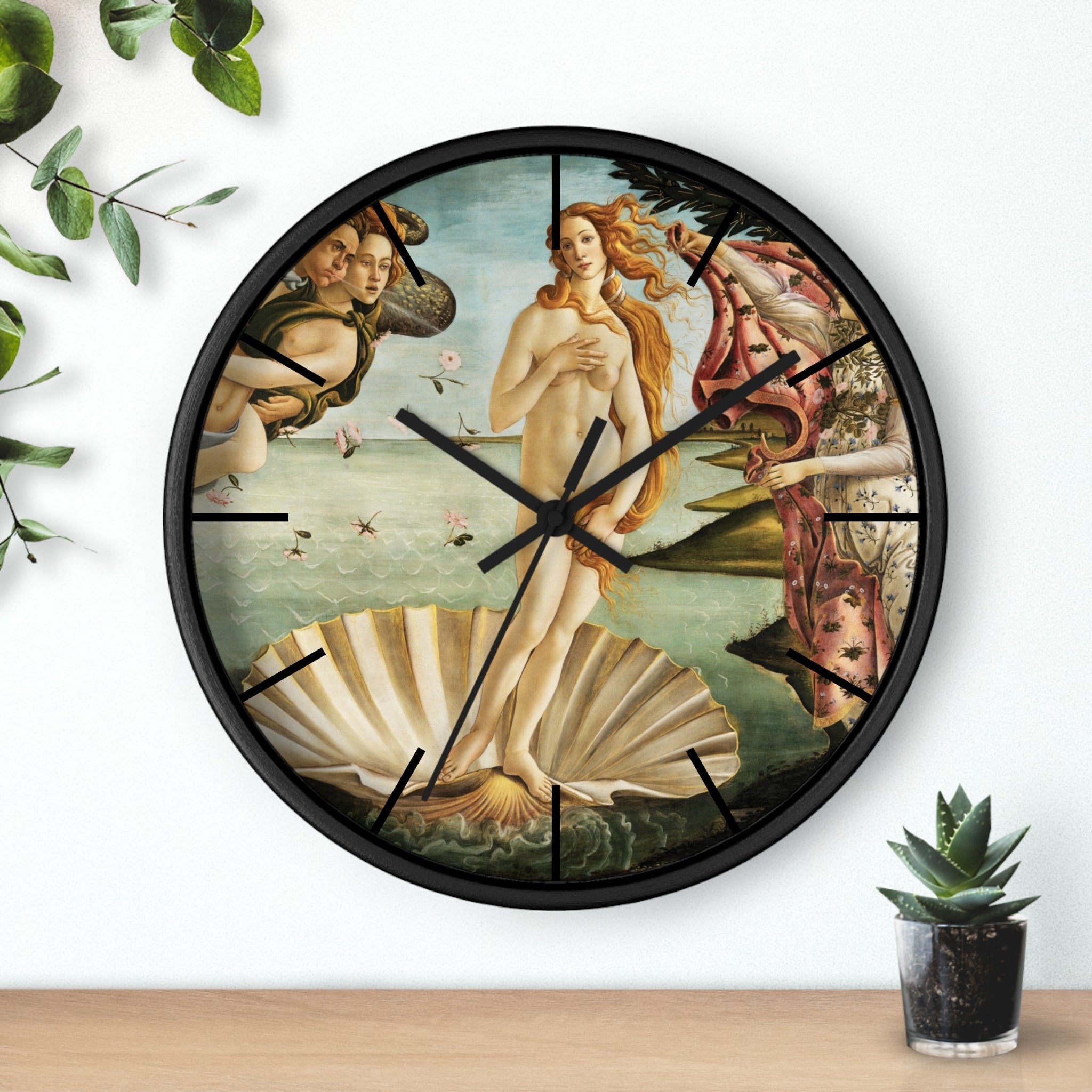 Custom Masters of Art Sandro Botticelli The Birth of Venus Premium Wall Clock - POPvault