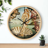 Custom Masters of Art Sandro Botticelli The Birth of Venus Premium Wall Clock - POPvault