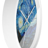 Custom Masters of Art Van Gogh Starry Night Premium Wall Clock - POPvault