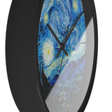 Custom Masters of Art Van Gogh Starry Night Premium Wall Clock - POPvault