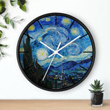 Custom Masters of Art Van Gogh Starry Night Premium Wall Clock - POPvault