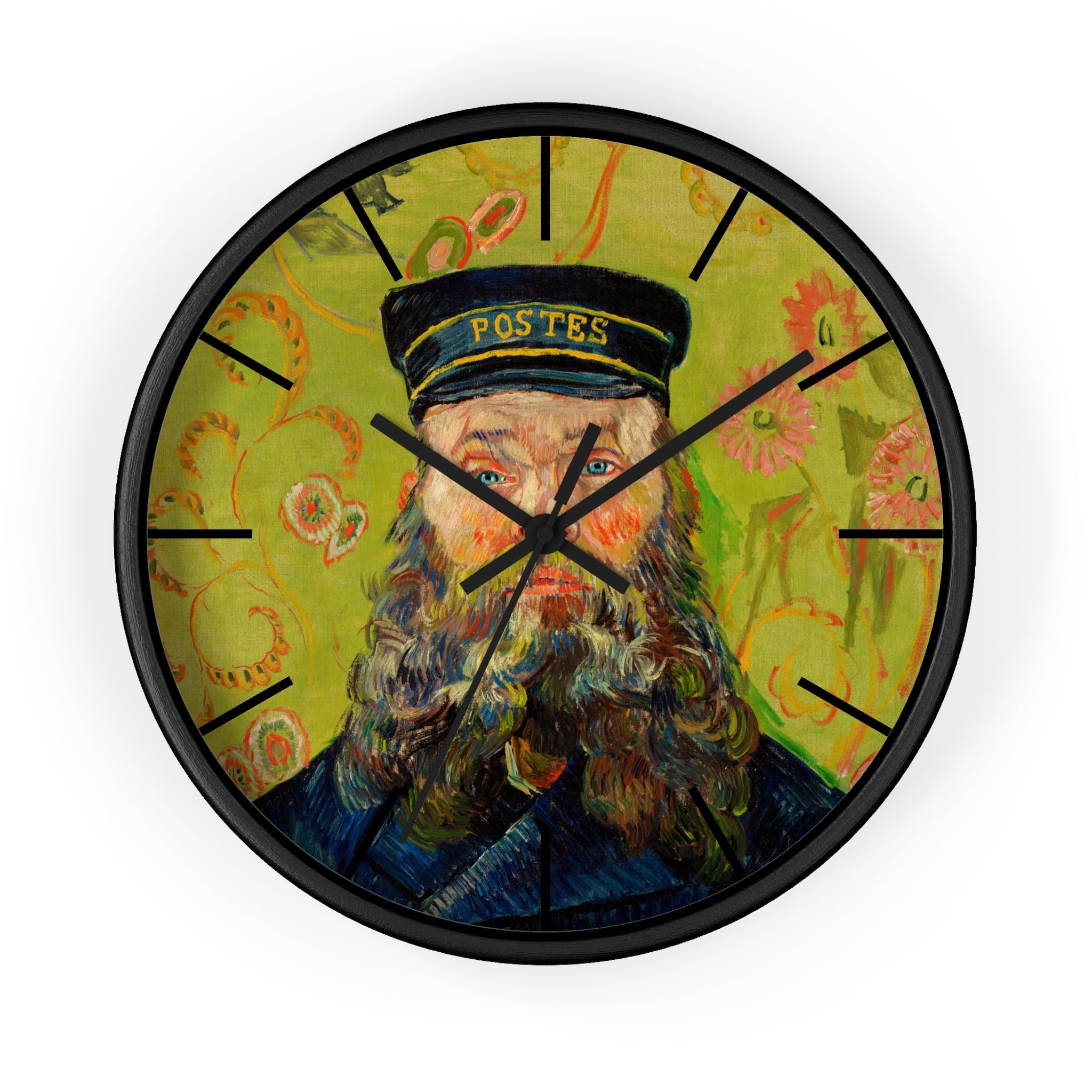 Custom Masters of Art Van Gogh The Postman Premium Wall Clock - POPvault