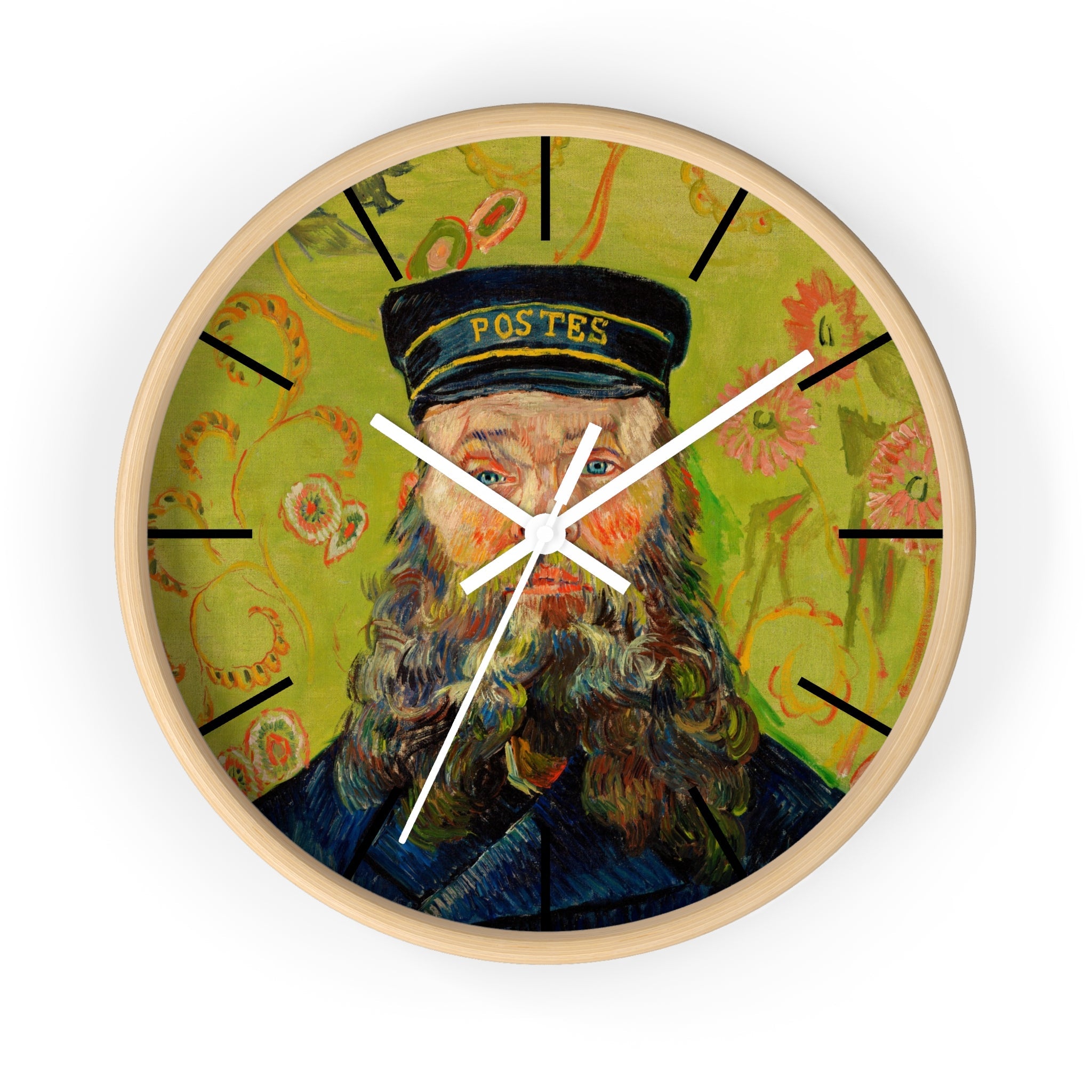 Custom Masters of Art Van Gogh The Postman Premium Wall Clock - POPvault