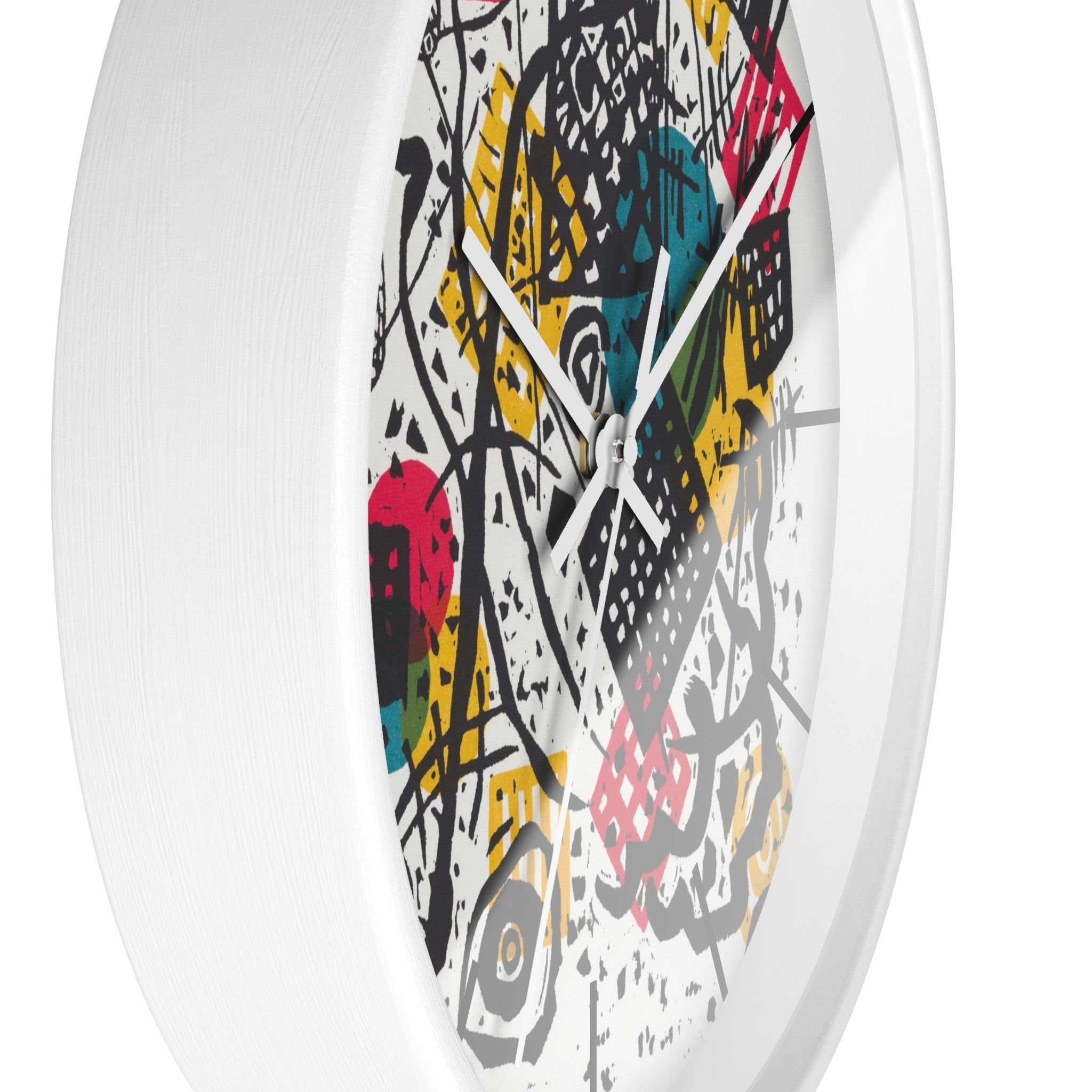 Custom Masters of Art Wassily Kandinsky Kleine Welten V (Small Worlds V) Premium Wall Clock - POPvault