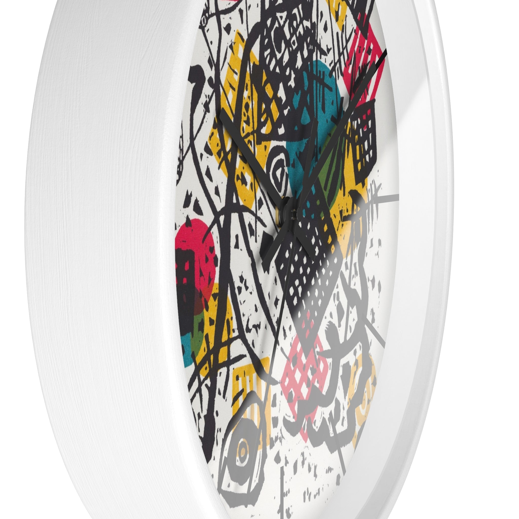 Custom Masters of Art Wassily Kandinsky Kleine Welten V (Small Worlds V) Premium Wall Clock - POPvault