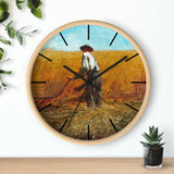 Custom Masters of Art Winslow Homer The Veteran in a New Field Premium Wall Clock - POPvault