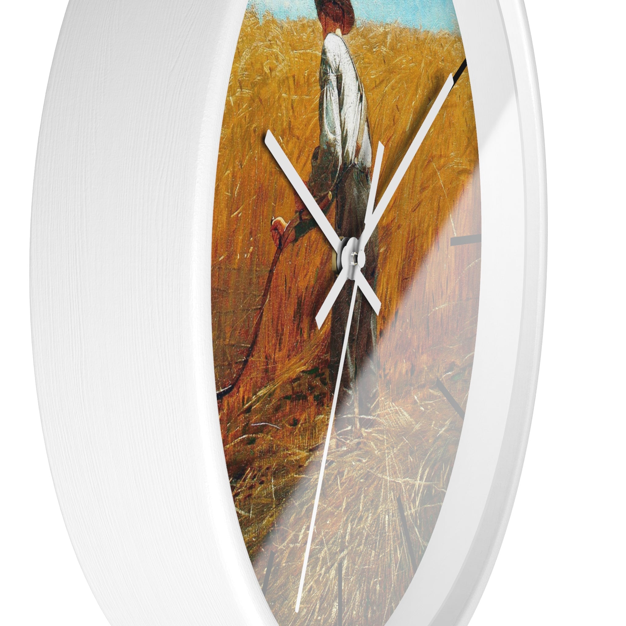 Custom Masters of Art Winslow Homer The Veteran in a New Field Premium Wall Clock - POPvault